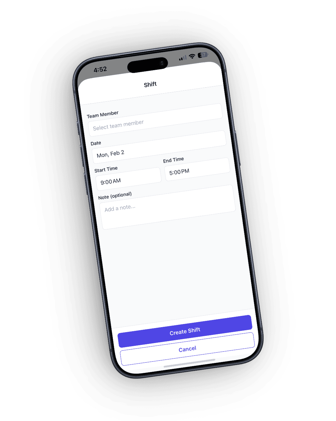 Zchedule app schedule screens